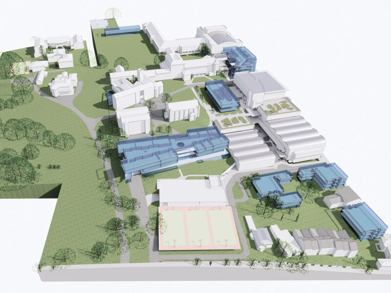 Shore Grammar School Master Plan Competition Site Render